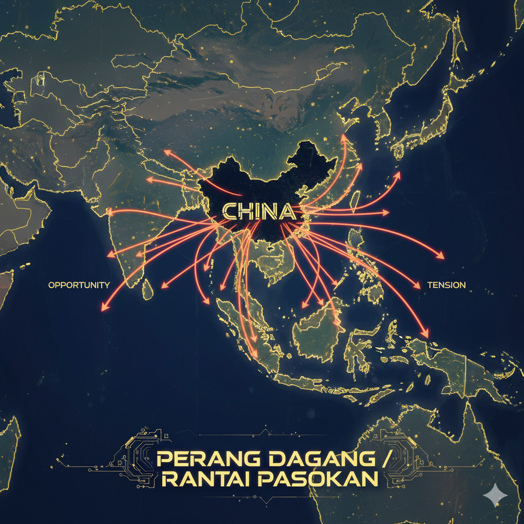 Tiongkok vs. AS: Bagaimana Perang Dagang Membentuk Ulang Rantai Pasokan Asia Tenggara